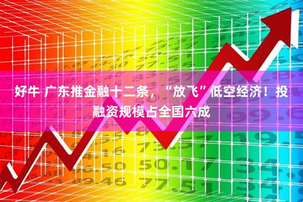 好牛 广东推金融十二条,“放飞”低空经济!投融资规模占全国六成